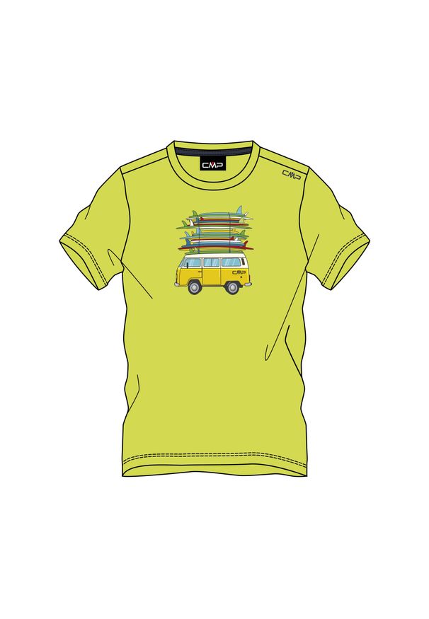 Koszulka męska CMP 30T9367. Kolor: żółty