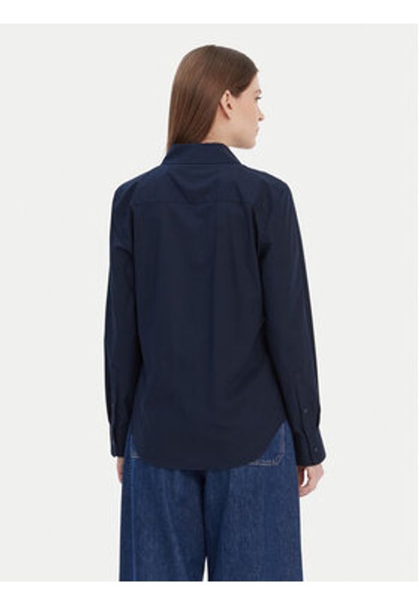 TOMMY HILFIGER - Tommy Hilfiger Koszula WW0WW43577 Granatowy Regular Fit. Kolor: niebieski. Materiał: bawełna