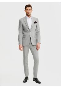 Pako Lorente - PAKO LORENTE - Marynarka garniturowa w prążek. Materiał: poliester, wiskoza, elastan. Wzór: prążki. Styl: młodzieżowy #9