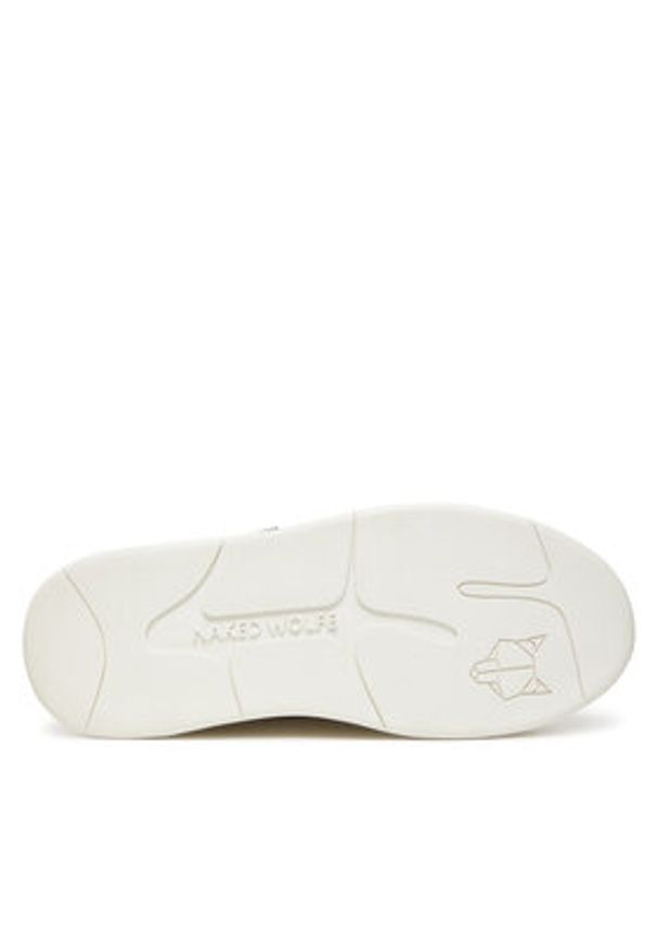 Naked Wolfe Sneakersy SLIDER Biały. Kolor: biały. Materiał: skóra