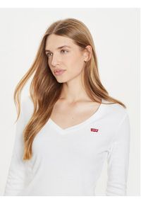 Levi's® Bluzka A9330-0001 Biały Regular Fit. Kolor: biały. Materiał: bawełna #2