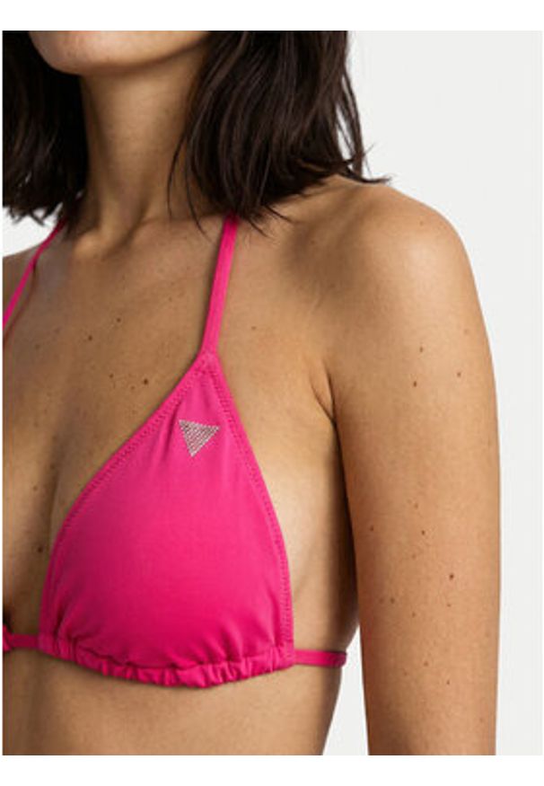 Guess Góra od bikini E6GJ44 KF442 Różowy. Kolor: różowy. Materiał: syntetyk