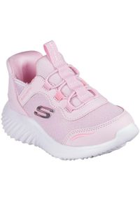 skechers - Adidasy Skechers Bounder - Simple Cut, Dzieci. Kolor: różowy. Materiał: materiał