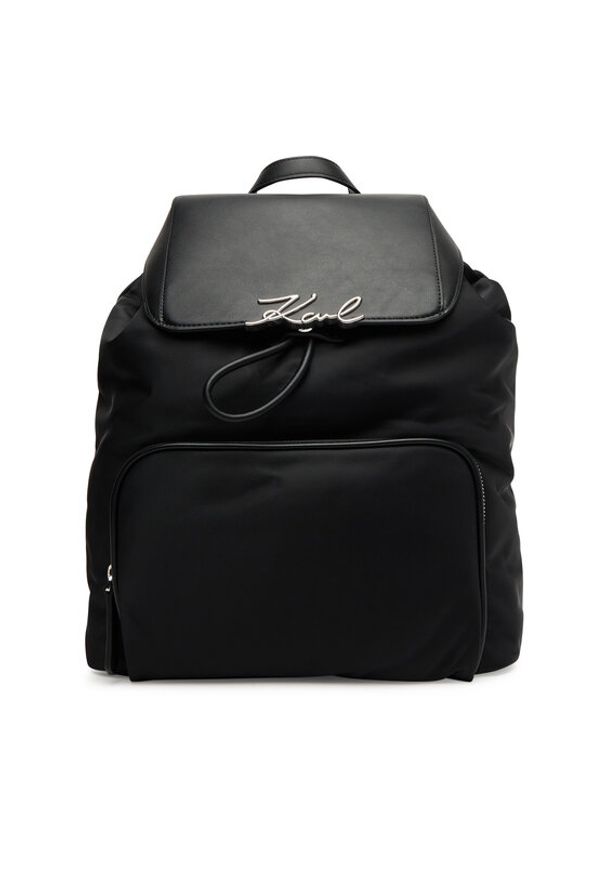 Karl Lagerfeld - KARL LAGERFELD Plecak A3W30019 Czarny. Kolor: czarny. Materiał: skóra