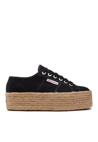 Superga Espadryle 2790 Rope S51186W Czarny. Kolor: czarny. Materiał: materiał #1