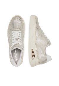 Rieker Sneakersy N6402-40 Srebrny. Kolor: srebrny. Materiał: materiał #4