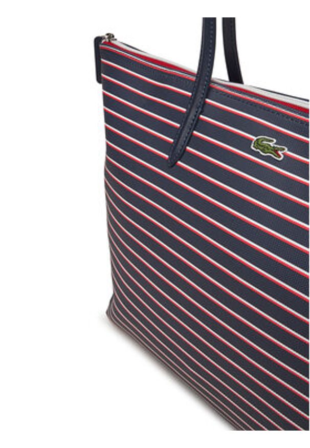 Lacoste Torebka NF4939SJ Granatowy. Kolor: niebieski. Materiał: skórzane