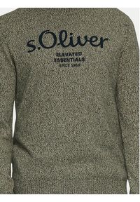 s.Oliver Sweter 2152697 Zielony Regular Fit. Kolor: zielony. Materiał: bawełna #6