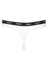 Hugo - HUGO Komplet stringów Triplet Thong Stripe 50545680 Kolorowy. Materiał: bawełna. Wzór: kolorowy #3