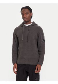 C.P. Company Sweter 19CMKN018A005558G Szary Relaxed Fit. Kolor: szary. Materiał: bawełna #1
