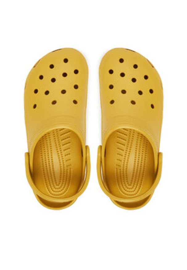 Crocs Klapki Classic Clog 10001 Żółty. Kolor: żółty
