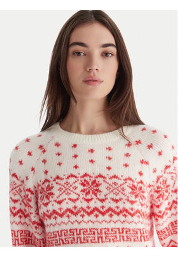 only - ONLY Sweter Xmas Nordic 15354824 Czerwony Regular Fit. Kolor: czerwony. Materiał: syntetyk