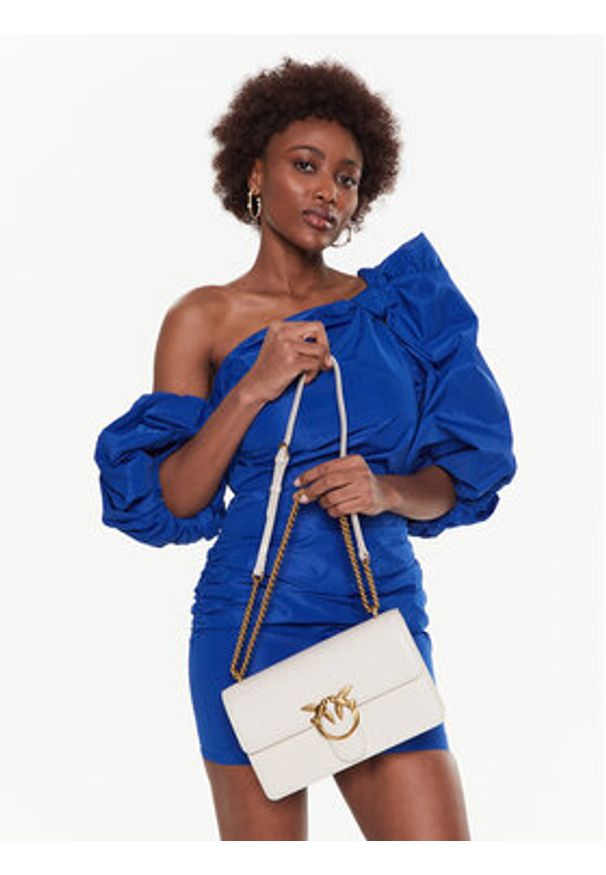 Pinko - PINKO Torebka Love One Classic Dc PE 23 PLTT 100941 A0F1 Écru. Materiał: skórzane