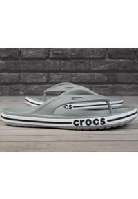 Japonki męskie sportowe Crocs BAYABAND FLIP. Kolor: szary, biały, wielokolorowy