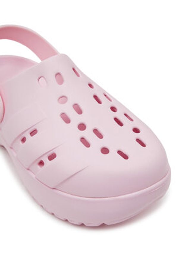 Adidas - adidas Sandały adilette JR2626 Różowy. Kolor: różowy. Materiał: skóra