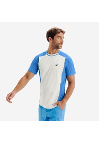 KUIKMA - Koszulka tenisowa męska Kuikma Dry. Kolor: niebieski, biały, wielokolorowy. Materiał: tkanina, poliester, elastan, materiał. Sport: tenis #1
