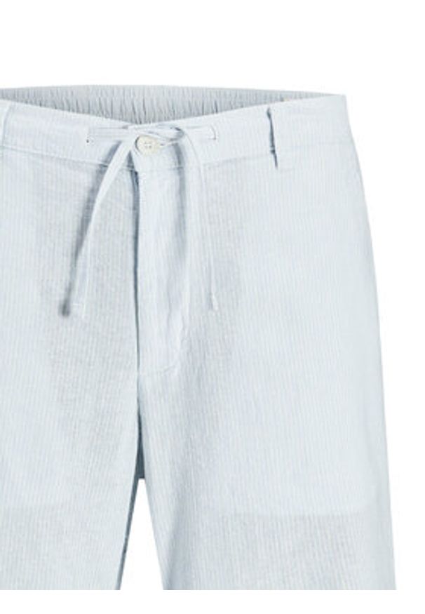 Jack & Jones - Jack&Jones Szorty materiałowe Tace Mykonos 12269376 Błękitny Slim Fit. Kolor: niebieski. Materiał: len