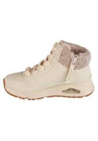 skechers - Buty zimowe dziewczęce, Uno Gen1 - Darling Daze. Okazja: na co dzień. Kolor: beżowy. Sezon: zima