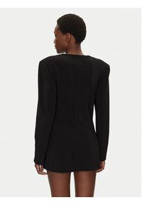 NORMA KAMALI Marynarka KK4244PLG86001 Czarny Regular Fit. Kolor: czarny. Materiał: syntetyk #5