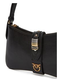 Pinko - PINKO Torebka Arthemis Shoulder Mini AI 24-25 PLTT 103512 A29V Czarny. Kolor: czarny. Materiał: skórzane