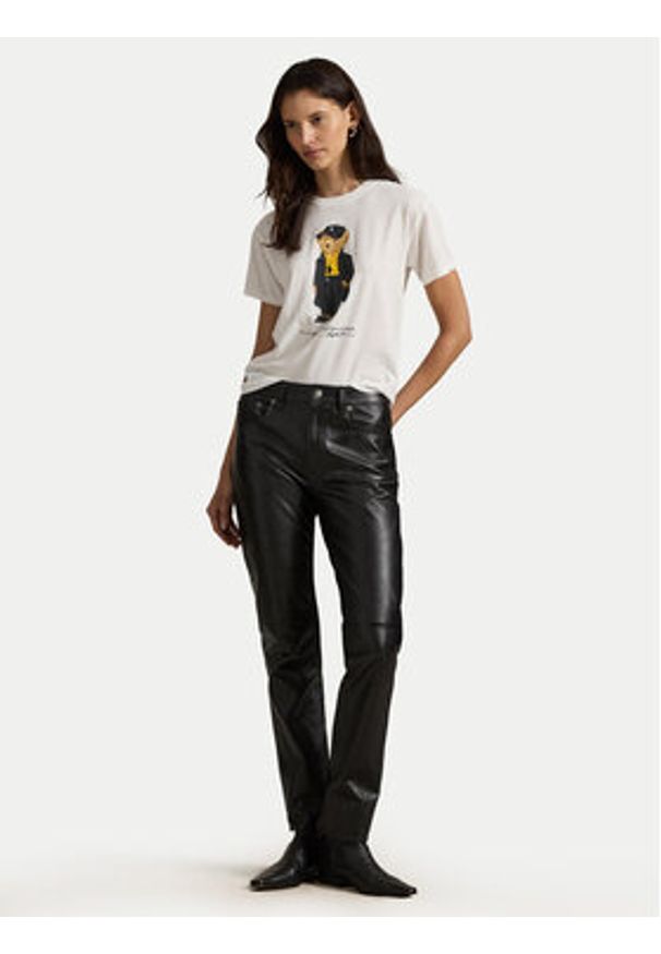 Polo Ralph Lauren T-Shirt 211A87615002 Biały Regular Fit. Typ kołnierza: polo. Kolor: biały. Materiał: bawełna