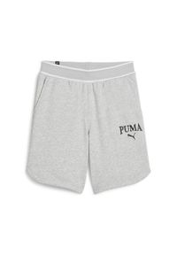 Puma - Szorty PUMA SQUAD PUMA Light Gray Heather. Kolor: czarny, szary, wielokolorowy. Długość: krótkie. Sport: fitness