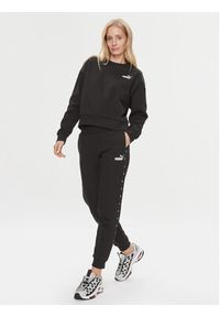 Puma Bluza Ess+ 676801 Czarny Regular Fit. Kolor: czarny. Materiał: bawełna, syntetyk #5