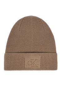 Czapka Calvin Klein. Kolor: beżowy #1