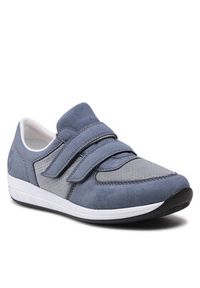 Rieker Sneakersy N1168-14 Niebieski. Kolor: niebieski. Materiał: materiał #2