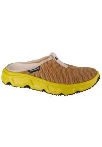 salomon - Klapki Salomon Reelax Slide 6.0 M 475238 zielone. Kolor: zielony. Materiał: materiał, tkanina, syntetyk, guma. Styl: sportowy