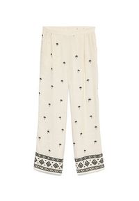 Vero Moda Spodnie materiałowe Kai 10345546 Kremowy Regular Fit. Kolor: kremowy. Materiał: wiskoza #3