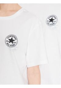 Converse T-Shirt Unisex Go-To All Star Patch 10025072-A02 Biały Regular Fit. Kolor: biały. Materiał: bawełna #3