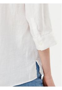TOMMY HILFIGER - Tommy Hilfiger Koszula WW0WW46169 Biały Loose Fit. Kolor: biały. Materiał: len