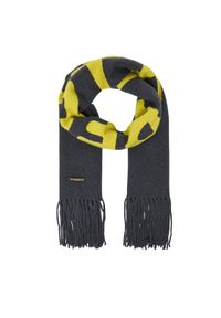 Pinko - PINKO Szalik Ojos Azules Sciarpa AI 24-25 BLK01 104313 A26I Szary. Kolor: szary. Materiał: materiał #1