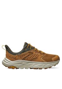 HOKA - Hoka Trekkingi Anacapa 2 Low GTX GORE-TEX 1141632 Brązowy. Kolor: brązowy. Materiał: materiał. Technologia: Gore-Tex. Sport: turystyka piesza