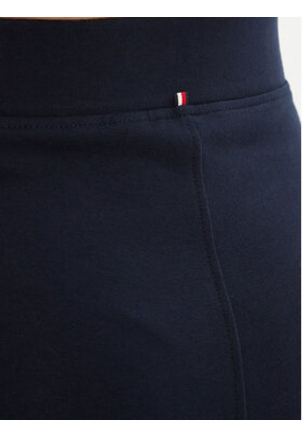 TOMMY HILFIGER - Tommy Hilfiger Legginsy UW0UW05893 Granatowy Slim Fit. Kolor: niebieski. Materiał: bawełna