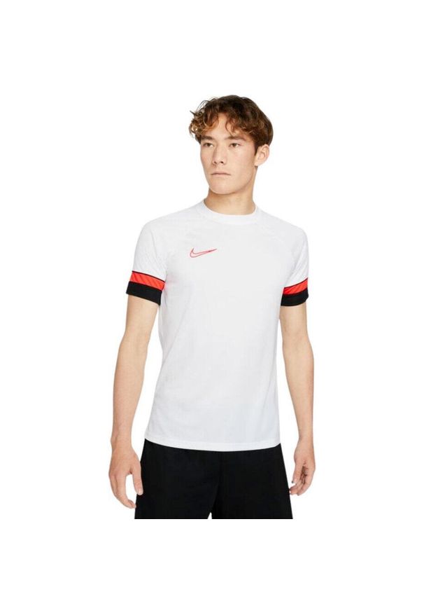 Koszulka treningowa męska Nike Dri-FIT Academy 21. Kolor: biały. Technologia: Dri-Fit (Nike)