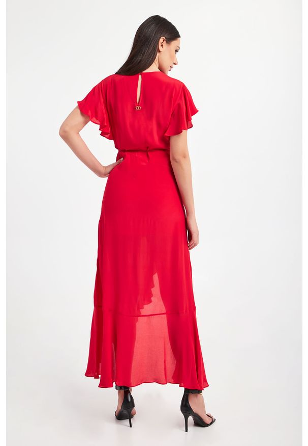 Twinset Milano - SUKIENKA TWINSET. Długość rękawa: krótki rękaw. Długość: maxi