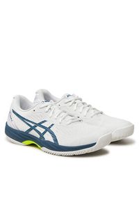 Asics Buty do tenisa Gel-Game 9 1041A337 Biały. Kolor: biały. Materiał: skóra. Sport: tenis #6