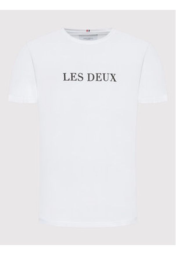Les Deux T-Shirt LDM101099 Biały Regular Fit. Kolor: biały. Materiał: bawełna
