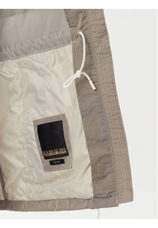 Napapijri Kurtka przejściowa A-Era NP0A4IL2N901 Beżowy Loose Fit. Kolor: beżowy. Materiał: syntetyk