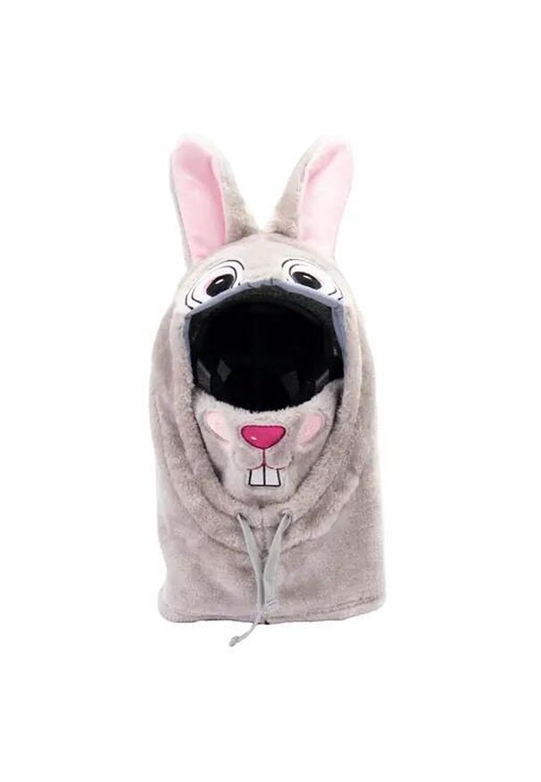 SKATEPRO - Sporty zimowe Czapki narciarskie unisex Hoxy Balaclava - Rabbit. Kolor: różowy. Materiał: polar. Sezon: zima. Styl: sportowy