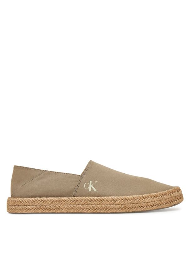 Calvin Klein Jeans Espadryle Inj Espadrille Cv YM0YM01251 Beżowy. Kolor: beżowy. Materiał: materiał