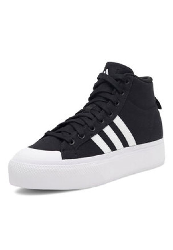 Adidas - adidas Sneakersy BRAVADA 2.0 MID PLATFORM IE2317 Czarny. Kolor: czarny. Obcas: na platformie