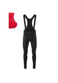 GONSO - Długie spodenki z szelkami Gonso Stivo Tight BIB. Kolor: szary, wielokolorowy, czarny. Długość: długie. Sport: kolarstwo #1
