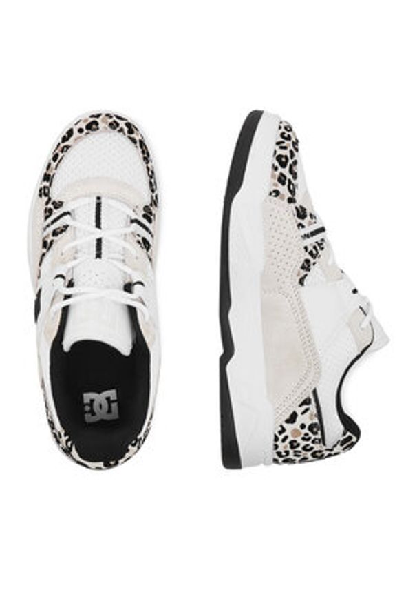DC Shoes Sneakersy CONSTRUCT DC01660900 Biały. Kolor: biały. Materiał: skóra, zamsz