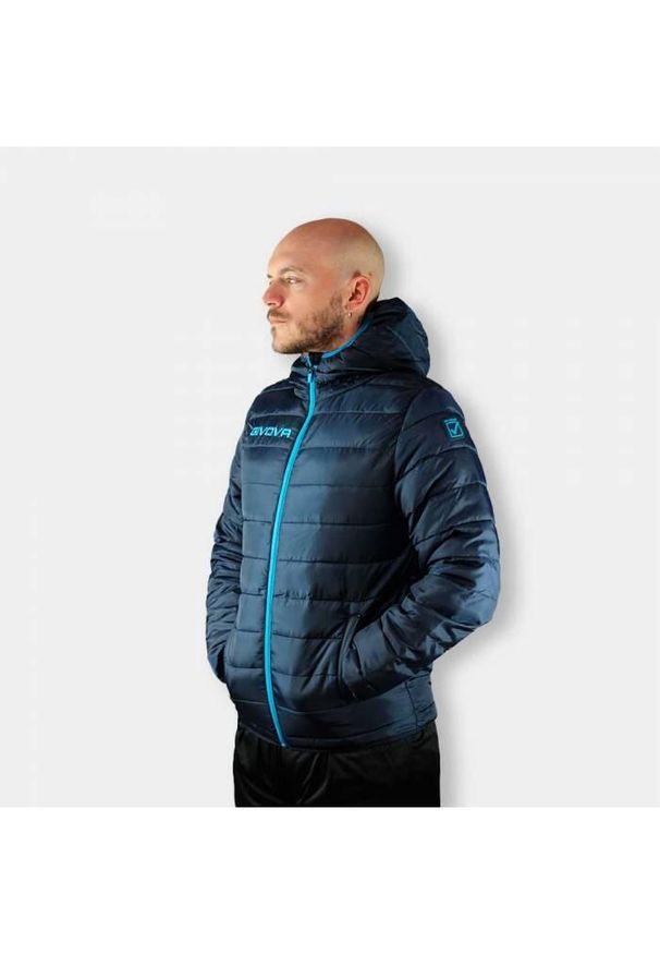 Givova Olanda pikowana kurtka, jasnoniebieska, M. Kolor: wielokolorowy, niebieski, żółty, zielony. Sport: piłka nożna