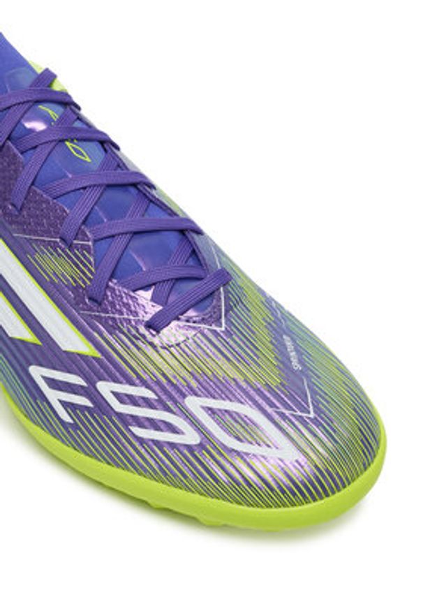 Adidas - adidas Buty do piłki nożnej F50 League JH7724 Fioletowy. Kolor: fioletowy. Materiał: materiał