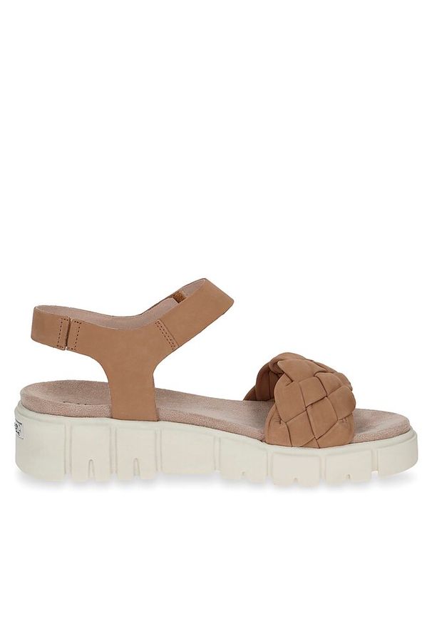 Sandały Caprice. Kolor: beżowy