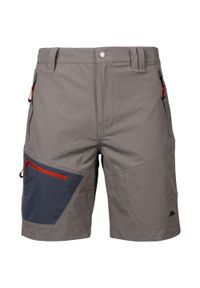 TRESPASS - Męskie Spodenki Daars Casual Shorts. Kolor: niebieski, szary, wielokolorowy. Sport: turystyka piesza
